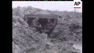 WITH THE GUARDS IN THE FRONT LINE - NO SOUND