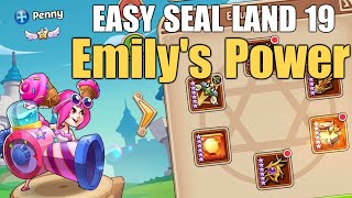 Idle Heroes - Seal land 19 Fortress - E5 Penny, 2 Emily 10, 1 Emily 6, 2 Valentino