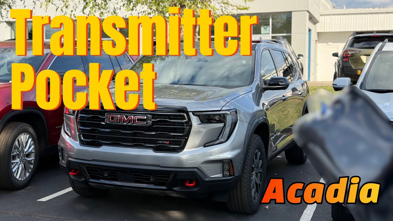 Где найти карман для передатчика — GMC Acadia