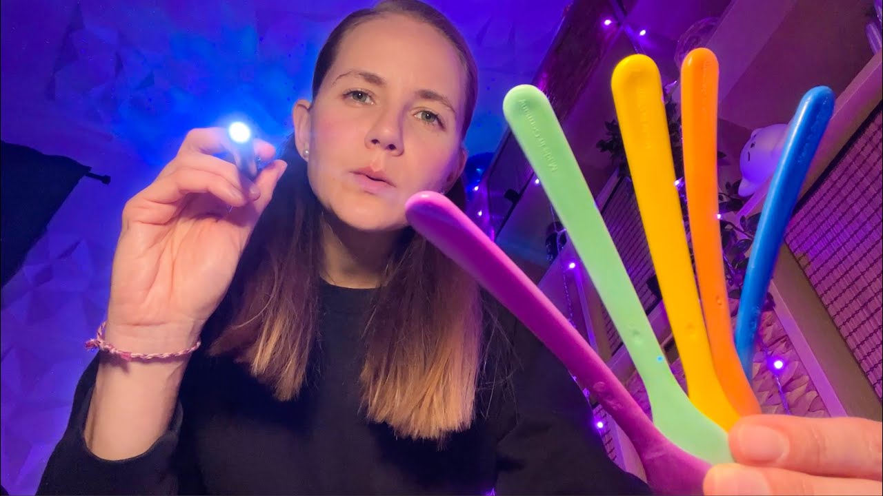 ⁣10 Minute Aggressive Random Cranial Nerve Exam (asmr)