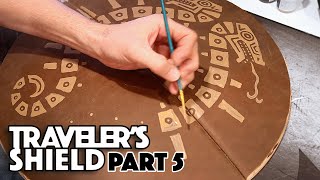 Traveler&#39;s Shield build Part 5 | Wood Rim &amp; Paint