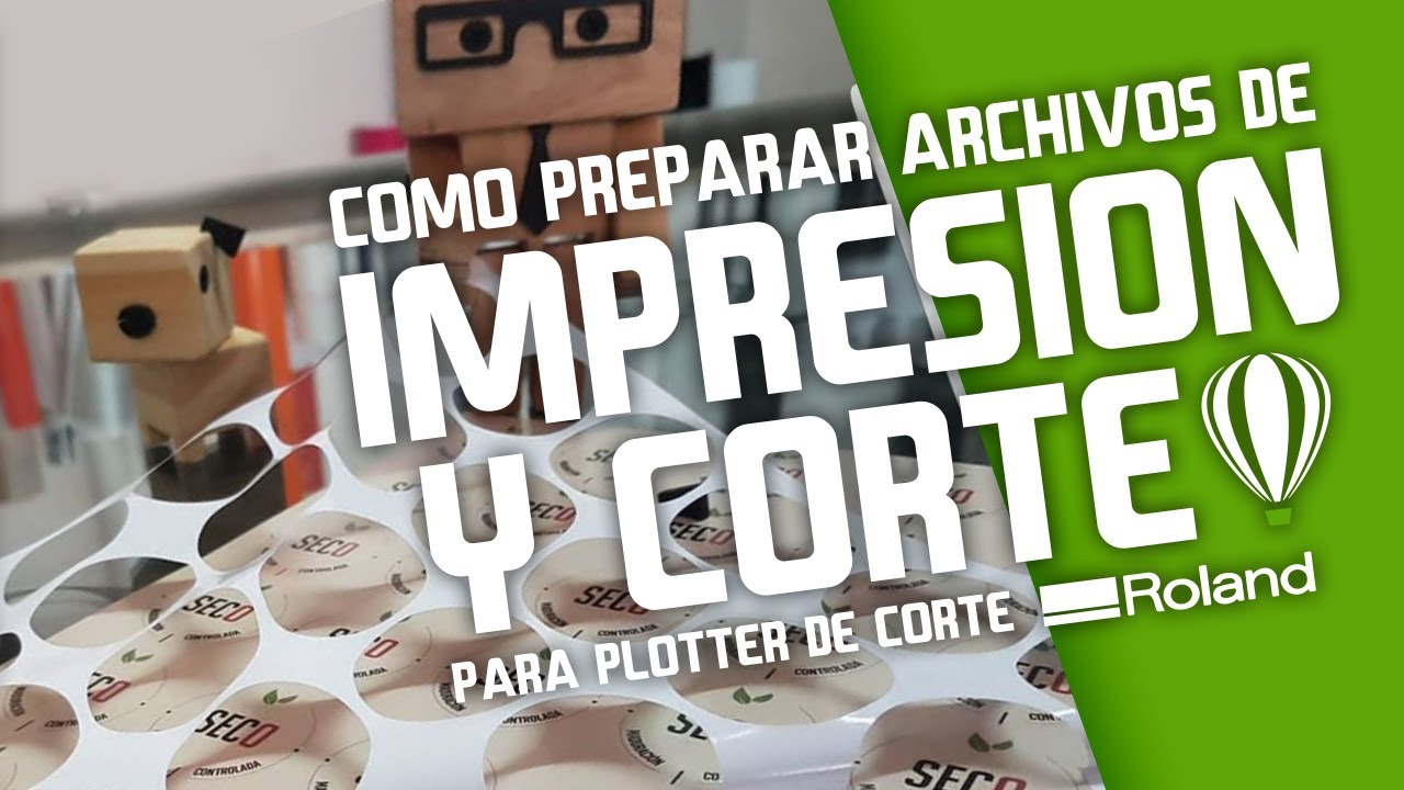 CORTE por CONTORNO Plotter de CORTE ➤ CORTE con REGISTRO - [ROLAND]