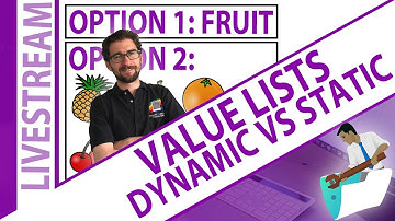 Dynamic vs Static Value Lists in FileMaker