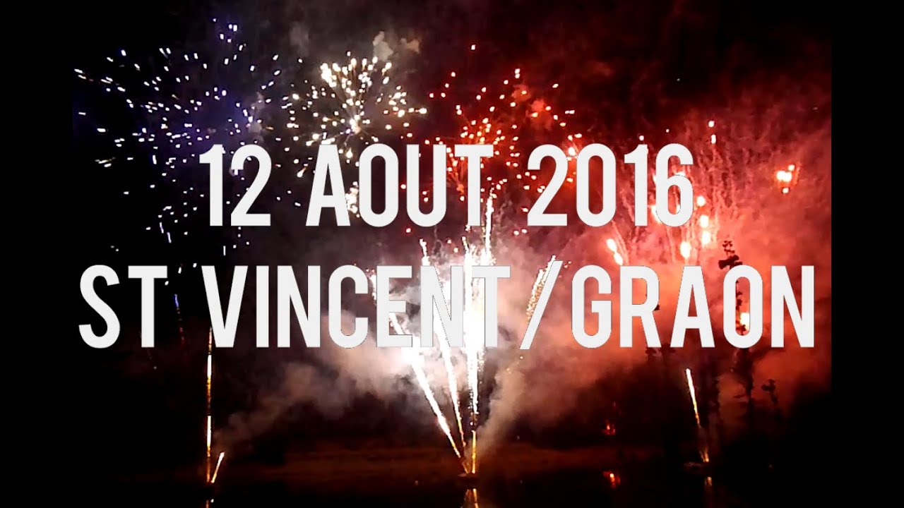 Feu D'artifice Saint Vincent Sur Graon 2022