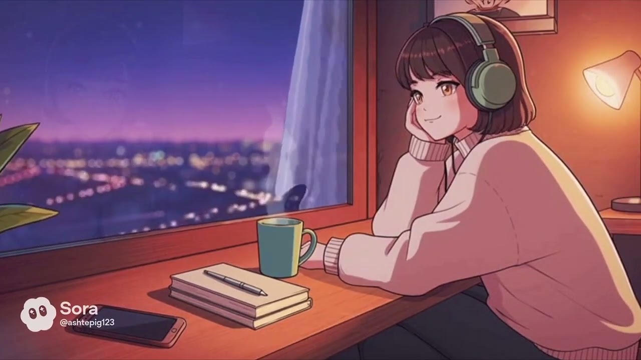 night chill lo-fi beats 🌙 ~ Chill lofi mix