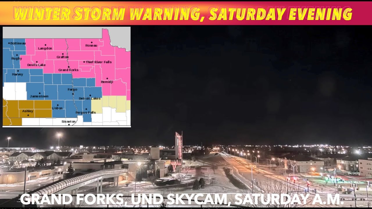 WINTER STORM WARNING: In Effect 6 PM Saturday - YouTube