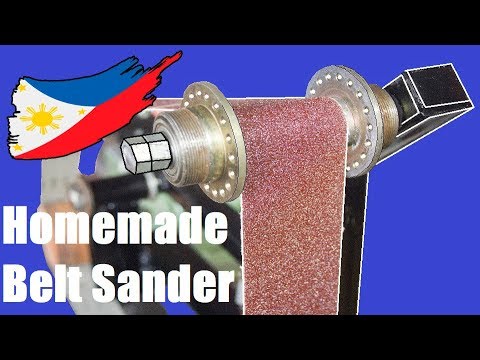 DIY Belt Sander Grinder Using Bicycle Hub