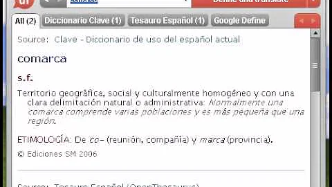 ¿Cuál es el significado de la palabra comarca?