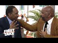 Stephen A. ruins Steve Harvey's hopes for a Browns Super Bowl win | First Take