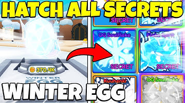 HOW TO HATCH 50+ WINTER SECRETS DAILY IN BUBBLE GUM SIMULATOR INFINITY! | BGSI