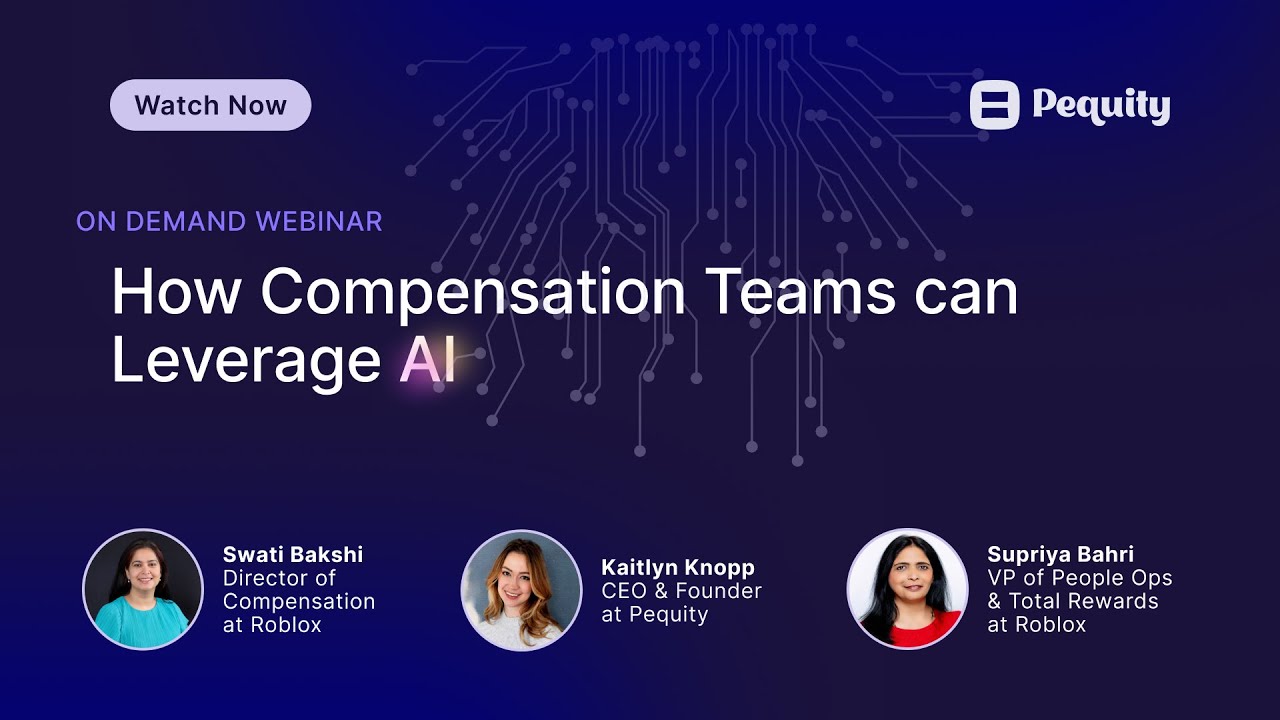 How compensation teams can leverage AI