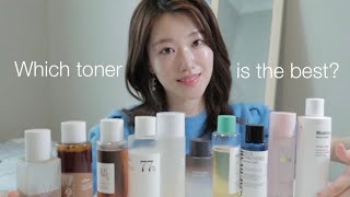 Comparing 🤍10 most trending TONERS🤍 rec for every skin type