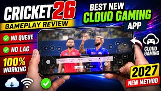 🏏 How To Play Cricket 26 on Mobile! Best Cloud Gaming App No Queue No Lag (2027 Method) 🔥 screenshot 2