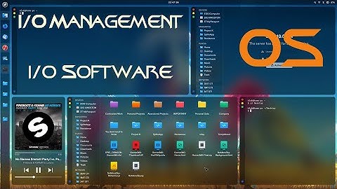 I/O Management -- I/O Software Layered approach