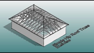 Everyday Revit (Day 296) - Simple Hip Roof Truss Exercise