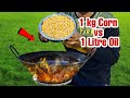 1kg Corn vs 1Liter Oil | ఒక్క కిలో నూనె తో పాప్కాన్  చేస్తే ఎలా ఉంటుందో చూశారా🍿🔥|Telugu experiments