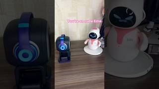 When Emo and Eilik meet #ai #emorobot #artificialintelligence #robot #eilik #emo #toys #desktoppet