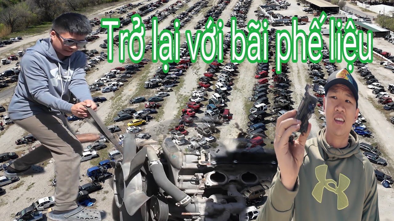 Trỡ lại bãi xe nghĩ địa để tiềm món phụ Tùng, cho chú hàng xóm.