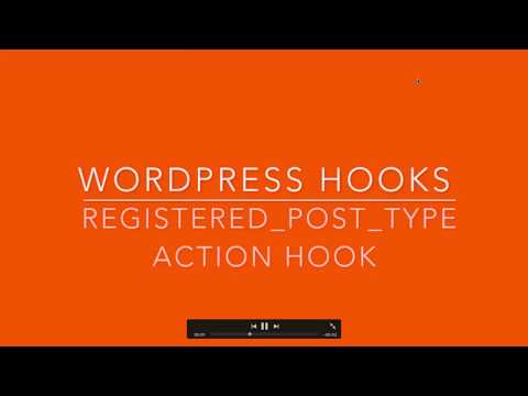 WordPress Hooks registered post type Part-25 Example