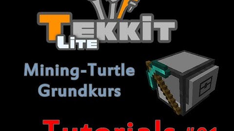 Tekkit Lite Tutorials - #01 Grundkurs Mining-Turtle (COMPUTERCRAFT) [HD] deutsch