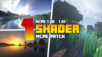 1 SHADER UNTUK MCPE PATCH TERBARU - Di Minecraft 1.20 - 1.21++ | Support Low End Mobile Device