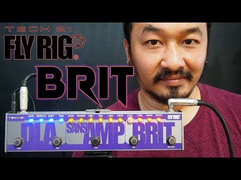 ギター Tech 21 Fly Rig 5 Brit Tech21 Fly Rig 5 Brit multi effects guitar pedal - YouTube