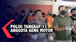 Polisi Tangkap 11 Anggota Geng Motor