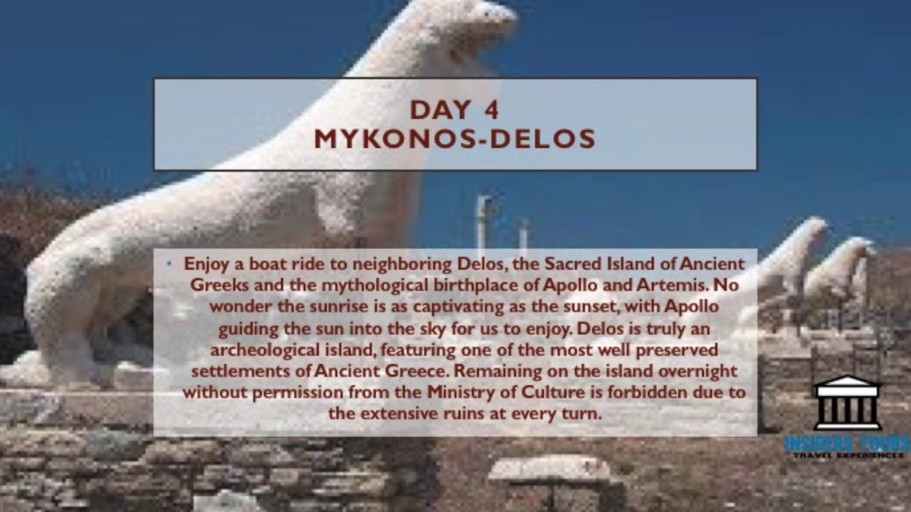 Insiders Tours Greek Odyssey May 2018