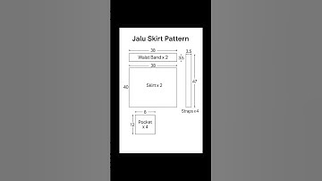Want to make your own? 1 pattern, 3 styles  #skirt #jaluskirt #tutorial #pattern #diy