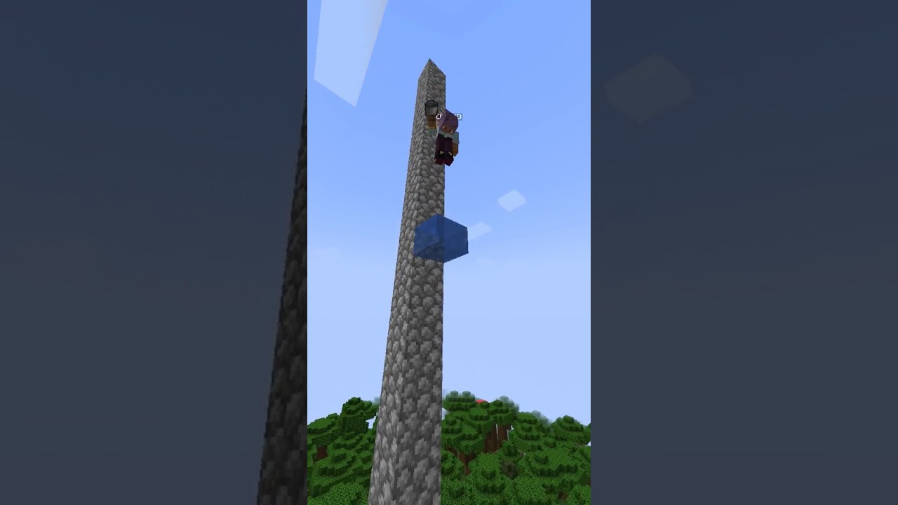 I Clutched On Air In Minecraft #gaming #minecraft #minecrafgameplay #mlg  #shorts #viral