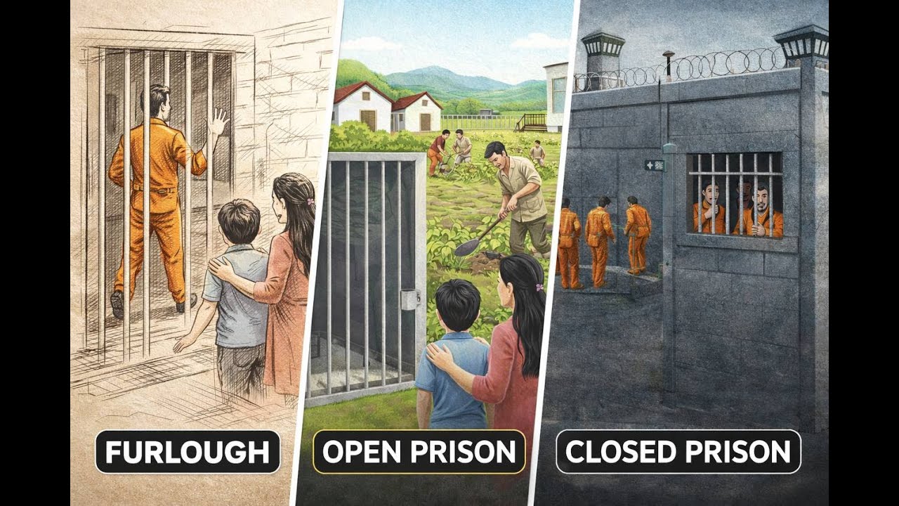 Furlough vs Open Prison vs Closed Prison | Prison System Explained