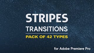Transitions Fun - Stripes Transitions Pack for Adobe Premiere Pro