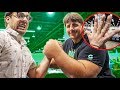 BIGGEST HANDS IN THE WORLD ARM WRESTLE MATCH