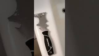 Removing old caulking around your tub? Try this tool out remove old clean up and recaulk Net Worth