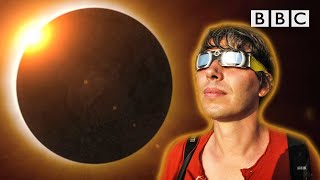 Brian Cox witnesses a STUNNING solar eclipse over India 😍🌅 BBC