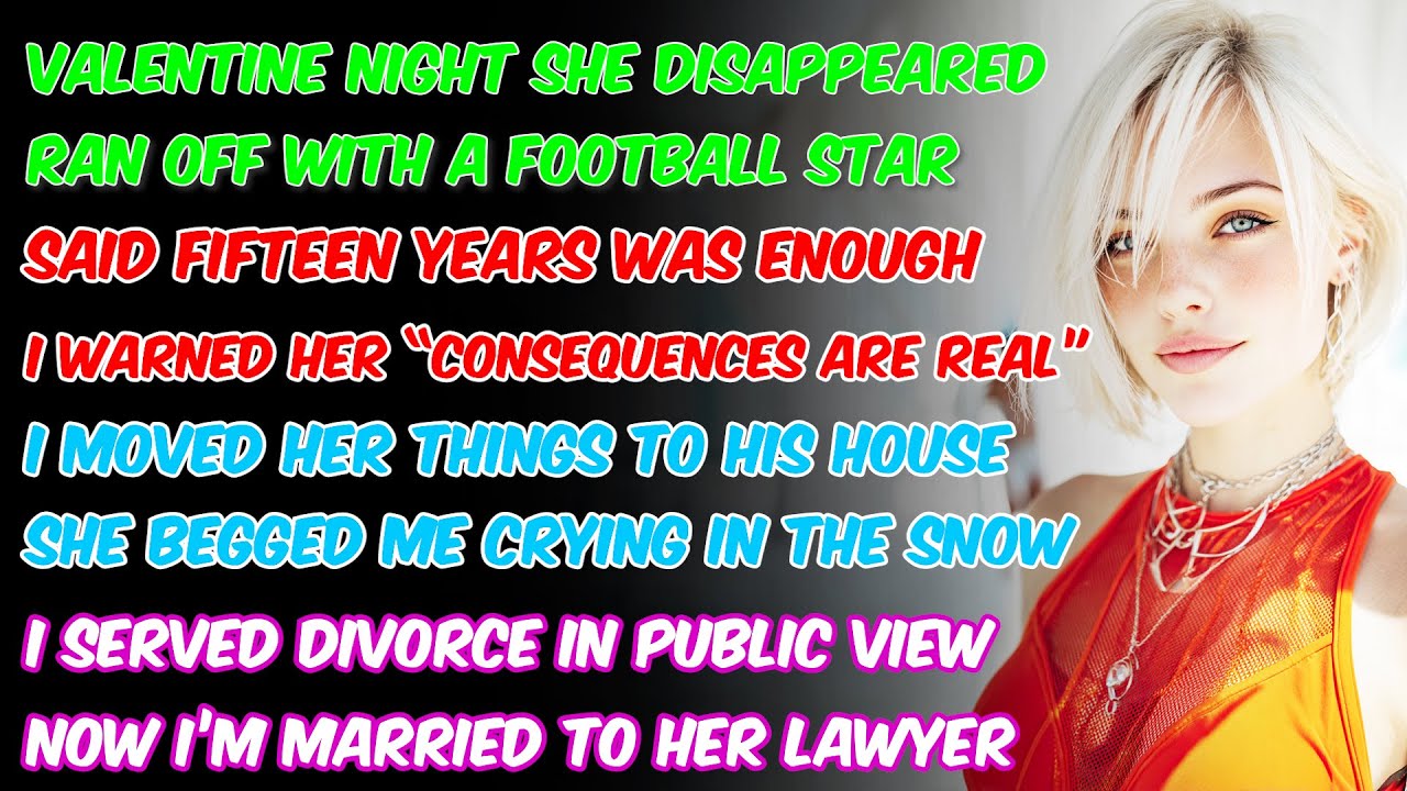 My Wife Disappeared on Valentine’s, Begged Me Crying Later — Now I’m Married to Her Lawyer