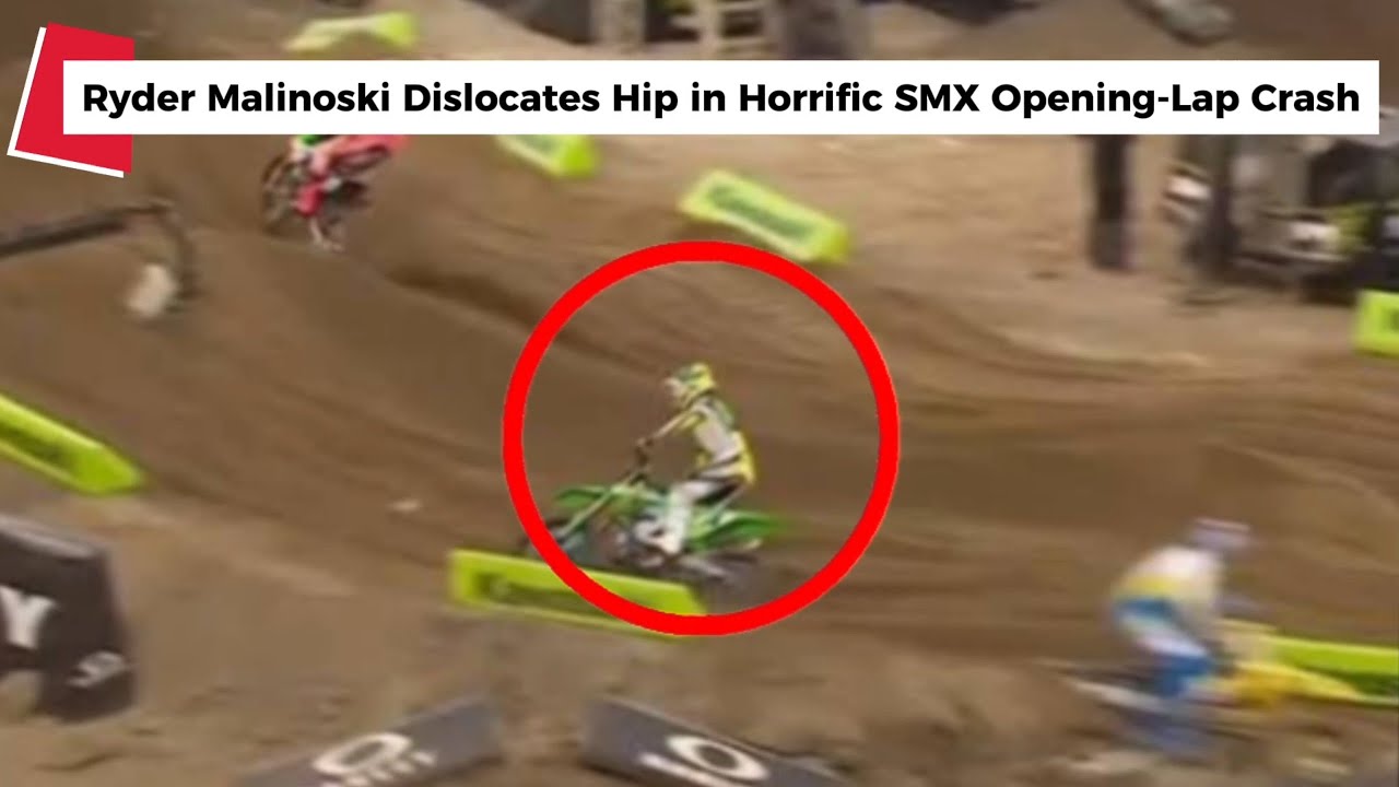 PRAYERS UP 🙏| Ryder Malinoski Huge Crash SMX Next Main Anaheim2 - HIP DISLOCATED 