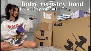 BABY REGISTRY HAUL | *first time mom*