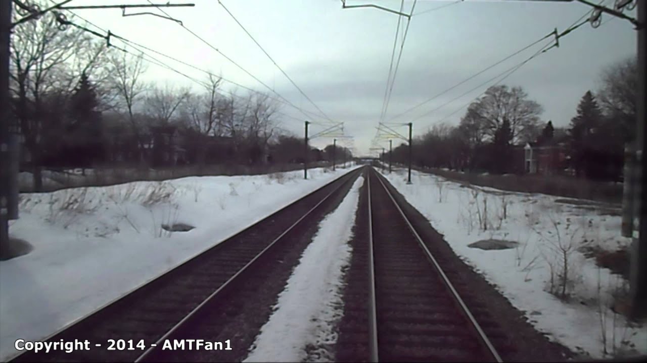 AMT DeuxMontagnes train ride March 2014 YouTube