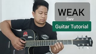 Weak - SWV Guitar Tutorial