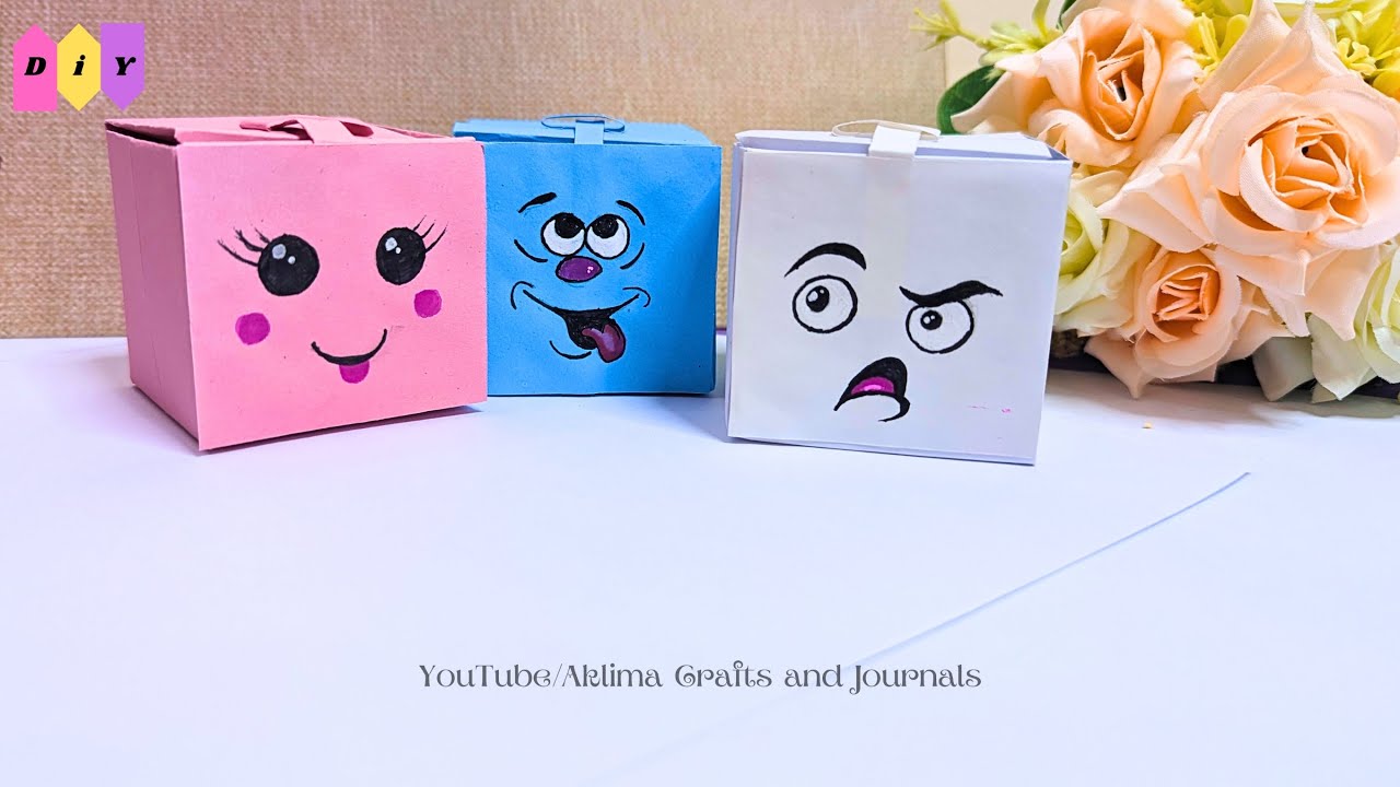 Handmade Origami Small Gift Box | DIY Origami Paper Box || Aklima ...
