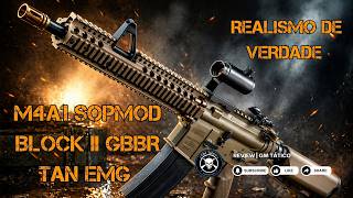 REVIEW | GM TATICO | RIFLE DE AIRSOFT DANIEL DEFENSE M4A1 SOPMOD BLOCK II GBBR TAN - EMG