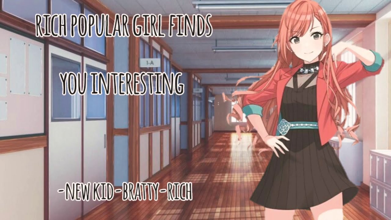 Rich popular girl finds you interesting ||ASMR/RP (F4M)