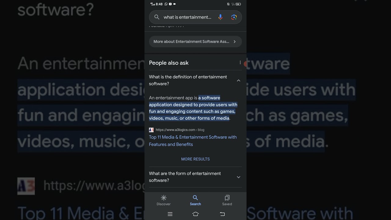 Entertainment Software || Entertainment Software Publishing || Entertainment Software Association