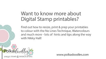 How to resize/print/prep digistamps for Watercolouring/No Lines Coloring techniques using MS Word