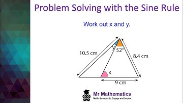 Solving Problems with the Sine Rule | AS Maths | Mr Mathematics