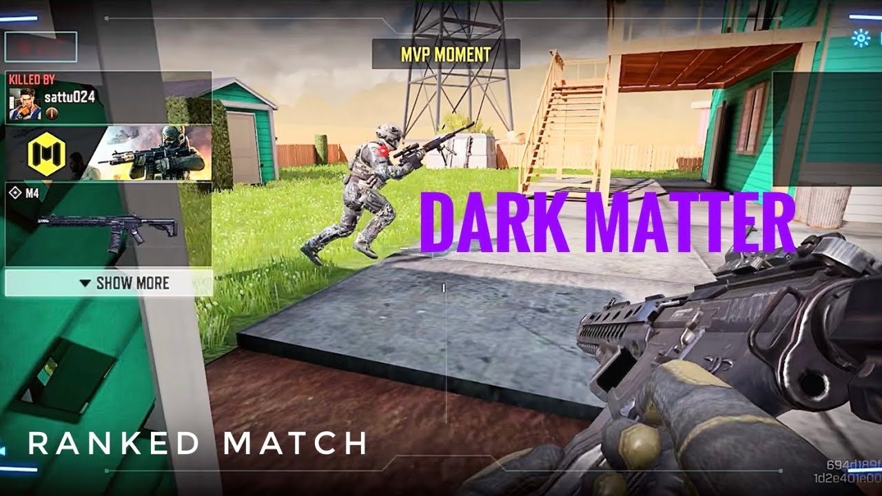 Dark Matter 🔥 COD Mobile Multiplayer Ranked Match Hindi
