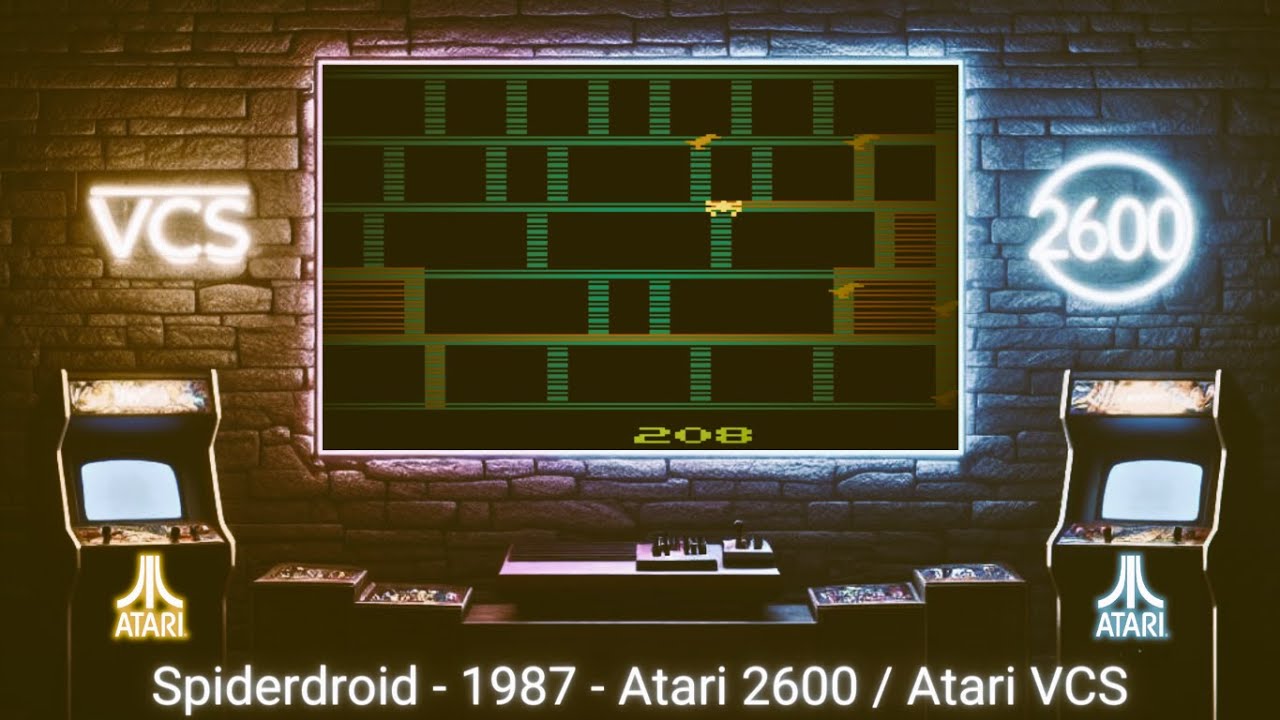 Spiderdroid - 1987 - Atari 2600 ( Atari VCS )