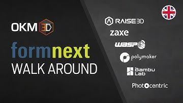 Formnext 2023 with OKM3D - Raise3D, Zaxe, WASP, PolyMaker, Bambu Lab and more