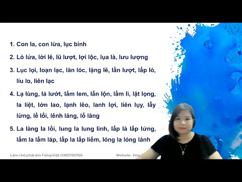 Video Bài luyện phát âm chữ L | Bài 1 | Sửa ngọng L N |... - youtube